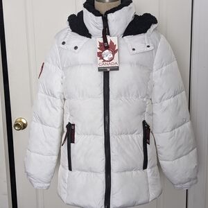 White Kids Puffer Jacket